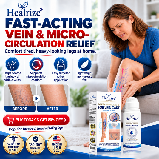 Consistency = Better Body Care! 🦵✨Enjoy 30% OFF 𝐇𝐞𝐚𝐥𝐫𝐢𝐳𝐞®! The 6-box bundle helps support a complete daily care routine for vein health, leg comfort, joint mobility, and healthier-looking skin — with our best-value savings.  Don’t miss out! 👍⏰